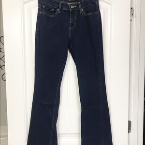 Levi Strauss 715 bootcut dark wash jeans